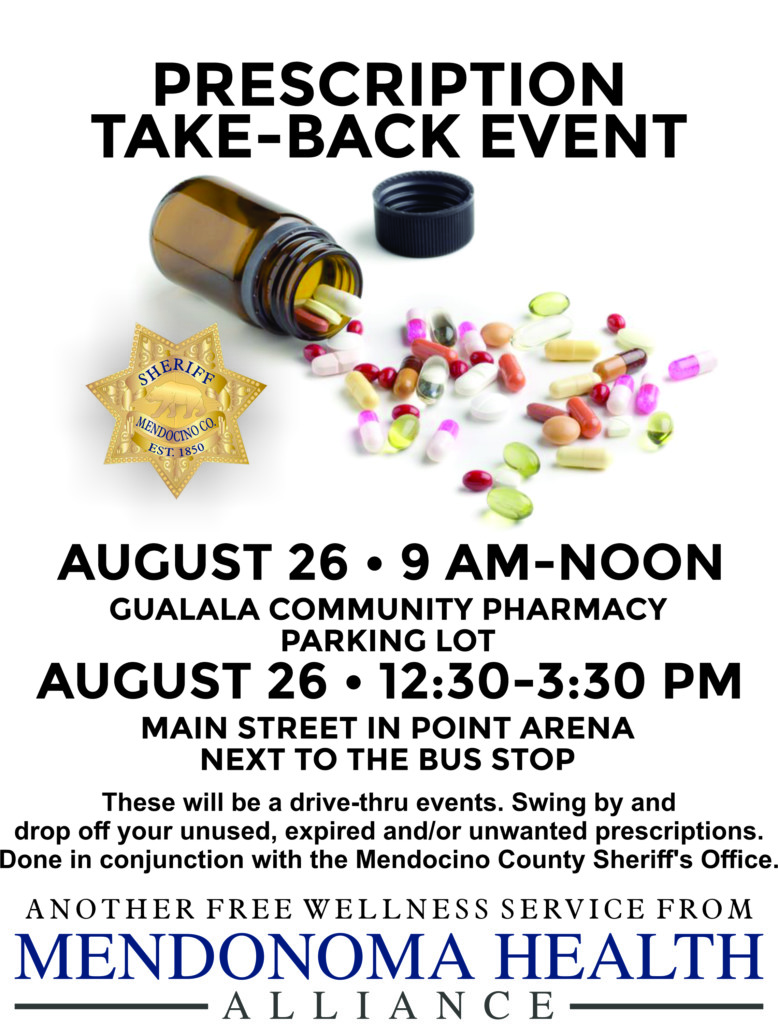 Medicine Take-Back Event - August 26