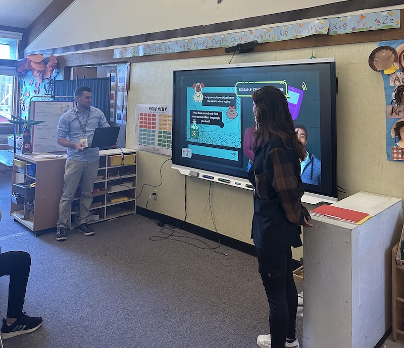 Education presentation by Mendonoma Health Alliance team member